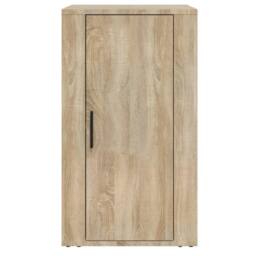 Berkfield Home Sideboard Sonoma Oak 40x33x70 cm Engineered Wood in Beige - Size: 40 x 33 x 70 cm - thumbnail 3