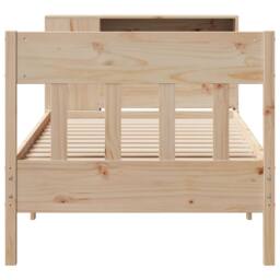Berkfield Home Decorative Bookcase Bed without Mattress 75x190 cm Small Single S in Light Tan - thumbnail 4