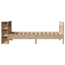 Berkfield Home Decorative Bookcase Bed without Mattress 75x190 cm Small Single S in Light Tan - thumbnail 5