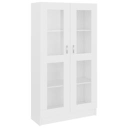 Berkfield Home Vitrine Cabinet White 82.5x30.5x150 cm Engineered Wood - thumbnail 3