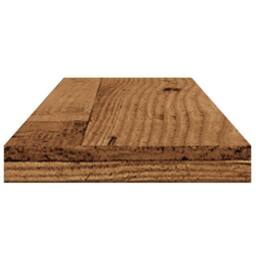 Berkfield Home Wall Shelves 4 pcs Old Wood 60x20x1.5 cm Engineered Wood in Brown - thumbnail 6