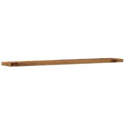 Berkfield Home Wall Shelves 4 pcs Old Wood 60x20x1.5 cm Engineered Wood in Brown - thumbnail 7