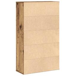 Berkfield Home Bookcase Old Wood 60x24x101.5 cm Engineered Wood in Brown - thumbnail 7