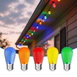 EONLION 30PCS E27 LED Light Bulb Colored for Outdoor String Lights - thumbnail 1
