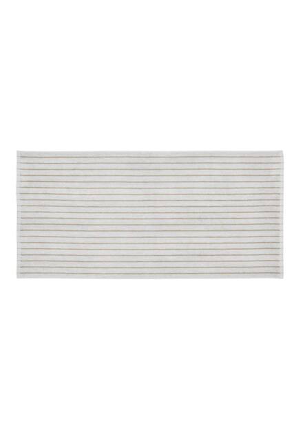Blomus ARTO Bath Towel with Narrow Stripes 70 x 140 cm - Micro Chip/Tan in Light Grey - image 1