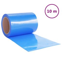 Berkfield Home Door Curtain Blue 300 mmx2.6 mm 10 m PVC - thumbnail 2