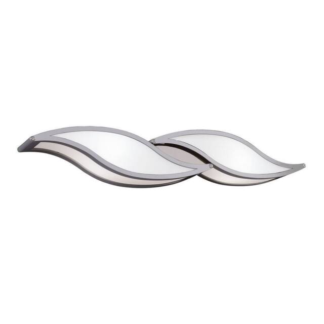 Netlighting Sintesys Wall Lamp GU10 2 Light Small Polished Chrome in Grey - image 1
