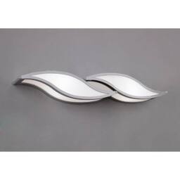Netlighting Sintesys Wall Lamp GU10 2 Light Small Polished Chrome in Grey - thumbnail 2