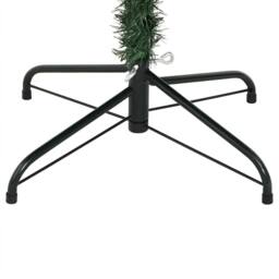 Berkfield Home Artificial Hinged Christmas Tree with Flocked Snow 150 cm in Green - thumbnail 9