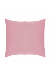 Belledorm Easy Care 200 Thread Count Cotton Polyester Percale Continental Pillowcase in Dark Pink - thumbnail 2