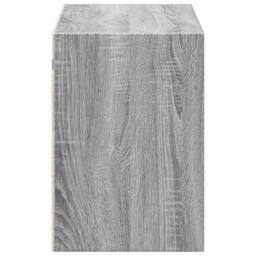 Berkfield Home TV Wall Cabinet with LED Lights Grey Sonoma 100x31x45 cm - Size: 100 x 31 x 45 cm - thumbnail 7