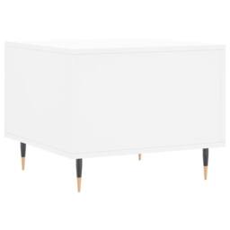 Berkfield Home Coffee Table White 50x50x40 cm Engineered Wood - Size: 50 x 50 x 40 cm - thumbnail 8