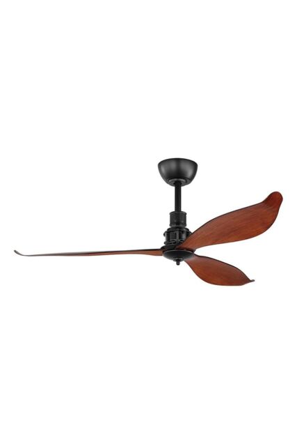Eglo Lagos 52 Redwood & Black Steel Ceiling Fan - image 1