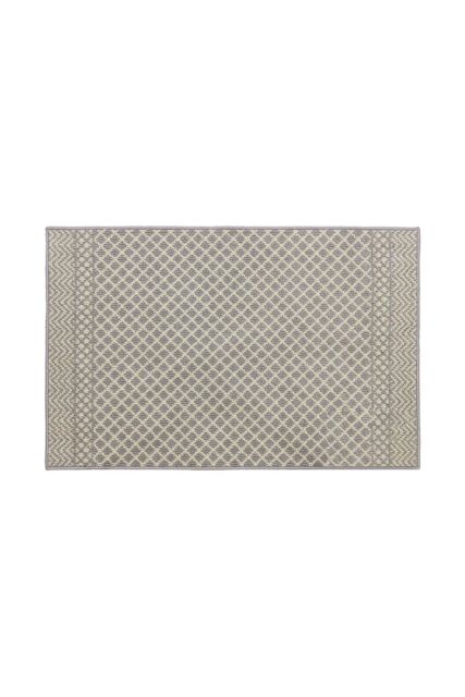 JVL Everley Machine Washable Latex Backed Runner Doormat, 80x120cm, Grey - Size: 80 cm x 120 cm - image 1
