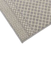 JVL Everley Machine Washable Latex Backed Runner Doormat, 80x120cm, Grey - Size: 80 cm x 120 cm - thumbnail 4
