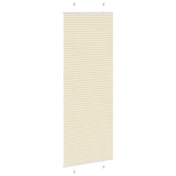 Berkfield Home Pleated Blind Cream 70x200 cm Fabric Width 69.4 cm Polyester - thumbnail 4