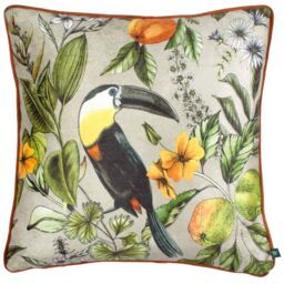 Wylder Tropics Leilani Toco Tropical Polyester Filled Cushion - Size: 43 cm x 43 cm