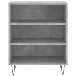 Berkfield Home Sideboard Concrete Grey 57x35x70 cm Engineered Wood - Size: 57 x 35 x 70 cm - thumbnail 4
