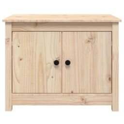 Berkfield Home Coffee Table 71x49x55 cm Solid Wood Pine in Brown - Size: 71 x 49 x 55 cm - thumbnail 6