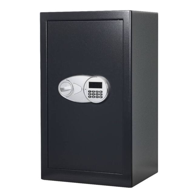 Levede 85L Safe Fireproof Security Box Home Office Cash Lock Deposit Password in Black - image 1