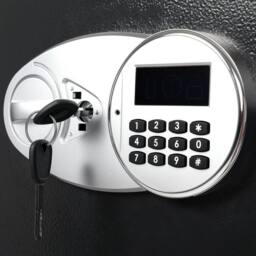 Levede 85L Safe Fireproof Security Box Home Office Cash Lock Deposit Password in Black - thumbnail 5