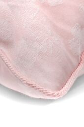 Dreams & Drapes 'Blossom' Premium Woven Jacquard Floral Filled Square Cushion in Light Pink - Size: 43 cm x 43 cm - thumbnail 2