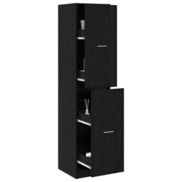 Berkfield Home Apothecary cabinet Black Oak 40x41x174.5 cm Engineered Wood - thumbnail 3