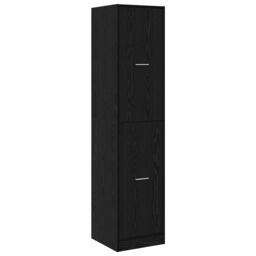 Berkfield Home Apothecary cabinet Black Oak 40x41x174.5 cm Engineered Wood - thumbnail 2