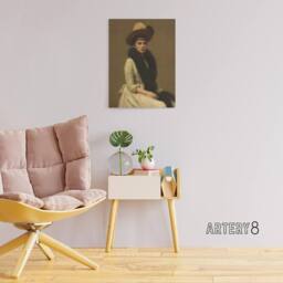 "Artery8 Artists Niece Sonia Portrait Latour Canvas Wall Art Print in Brown - Size: W18"" x H24""" - thumbnail 3