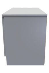 Ready Assembled 2 U Dover Compact 2 Door TV & Media Unit (Ready Assembled) in Dark Grey - thumbnail 2