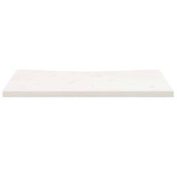 Berkfield Home Desk Top White 80x40x2.5 cm Solid Wood Pine - thumbnail 3