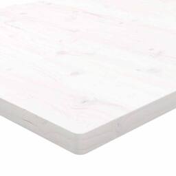 Berkfield Home Desk Top White 80x40x2.5 cm Solid Wood Pine - thumbnail 6