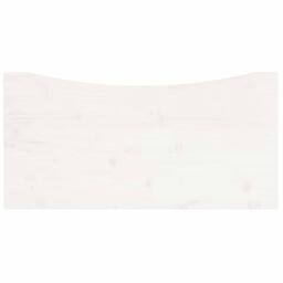 Berkfield Home Desk Top White 80x40x2.5 cm Solid Wood Pine - thumbnail 5