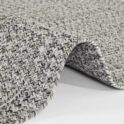 THE RUGS Indoor Outdoor Trenzado Rug Polypropylene Bordered Plain Design in Cream - Size: 200 cm x 290 cm - thumbnail 3