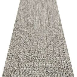 THE RUGS Indoor Outdoor Trenzado Rug Polypropylene Bordered Plain Design in Cream - Size: 200 cm x 290 cm - thumbnail 7