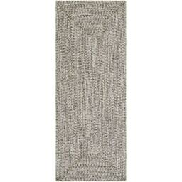 THE RUGS Indoor Outdoor Trenzado Rug Polypropylene Bordered Plain Design in Cream - Size: 200 cm x 290 cm - thumbnail 6
