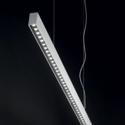 Netlighting Office LED Decorative Linear Straight Bar Pendant White 4000K - thumbnail 2