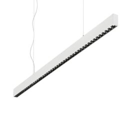 Netlighting Office LED Decorative Linear Straight Bar Pendant White 4000K - thumbnail 1