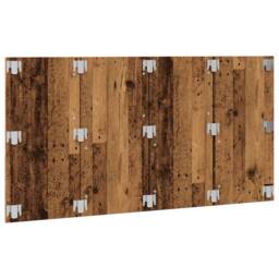 Berkfield Home Bed Headboard Old Wood 160x1.5x80 cm Engineered Wood in Brown - thumbnail 4