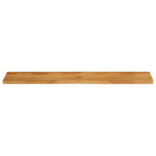 Berkfield Home Table Top Live Edge 180x30x3.8 cm Solid Wood Mango in Brown - image 1