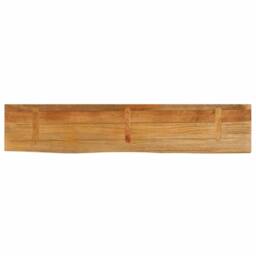 Berkfield Home Table Top Live Edge 180x30x3.8 cm Solid Wood Mango in Brown - thumbnail 5