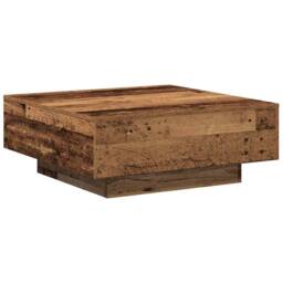 Berkfield Home Coffee Table - Old Wood - 80x80x31 cm - Engineered Wood in Brown - Size: 80 x 80 x 31 cm - thumbnail 1
