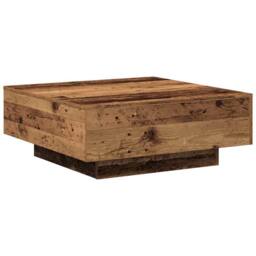 Berkfield Home Coffee Table - Old Wood - 80x80x31 cm - Engineered Wood in Brown - Size: 80 x 80 x 31 cm - thumbnail 9