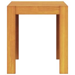 Berkfield Home Garden Side Table 43x36x40 cm Solid Wood Teak in Brown - Size: 43 x 36 x 40 cm - thumbnail 4