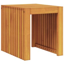 Berkfield Home Garden Side Table 43x36x40 cm Solid Wood Teak in Brown - Size: 43 x 36 x 40 cm - thumbnail 2