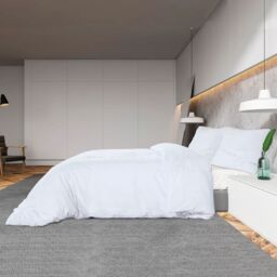 Berkfield Home Duvet Cover Set White 200x200 cm Light-weight Microfiber - thumbnail 4
