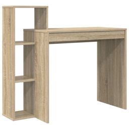 Berkfield Home Writing Desk Sonoma Oak Particle board Medium in Brown - thumbnail 2