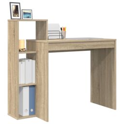 Berkfield Home Writing Desk Sonoma Oak Particle board Medium in Brown - thumbnail 3