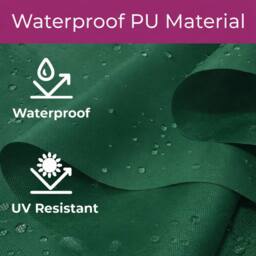 Neo 3Mx3M Light Weight Gazebo Waterproof Party Tent Marquee & Side Walls in Green - thumbnail 4