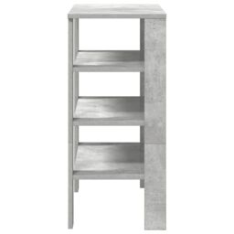 Berkfield Home Shoe Rack Concrete Grey 61x32x70 cm Engineered Wood - Size: 61 x 32 x 70 cm - thumbnail 5